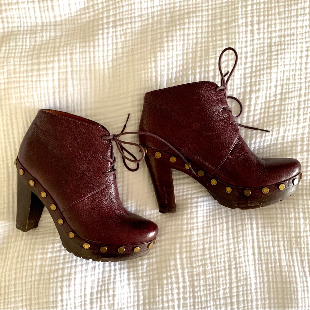 Marc By Marc Jacobs- Rivet Platform Bootie Prune - image 1